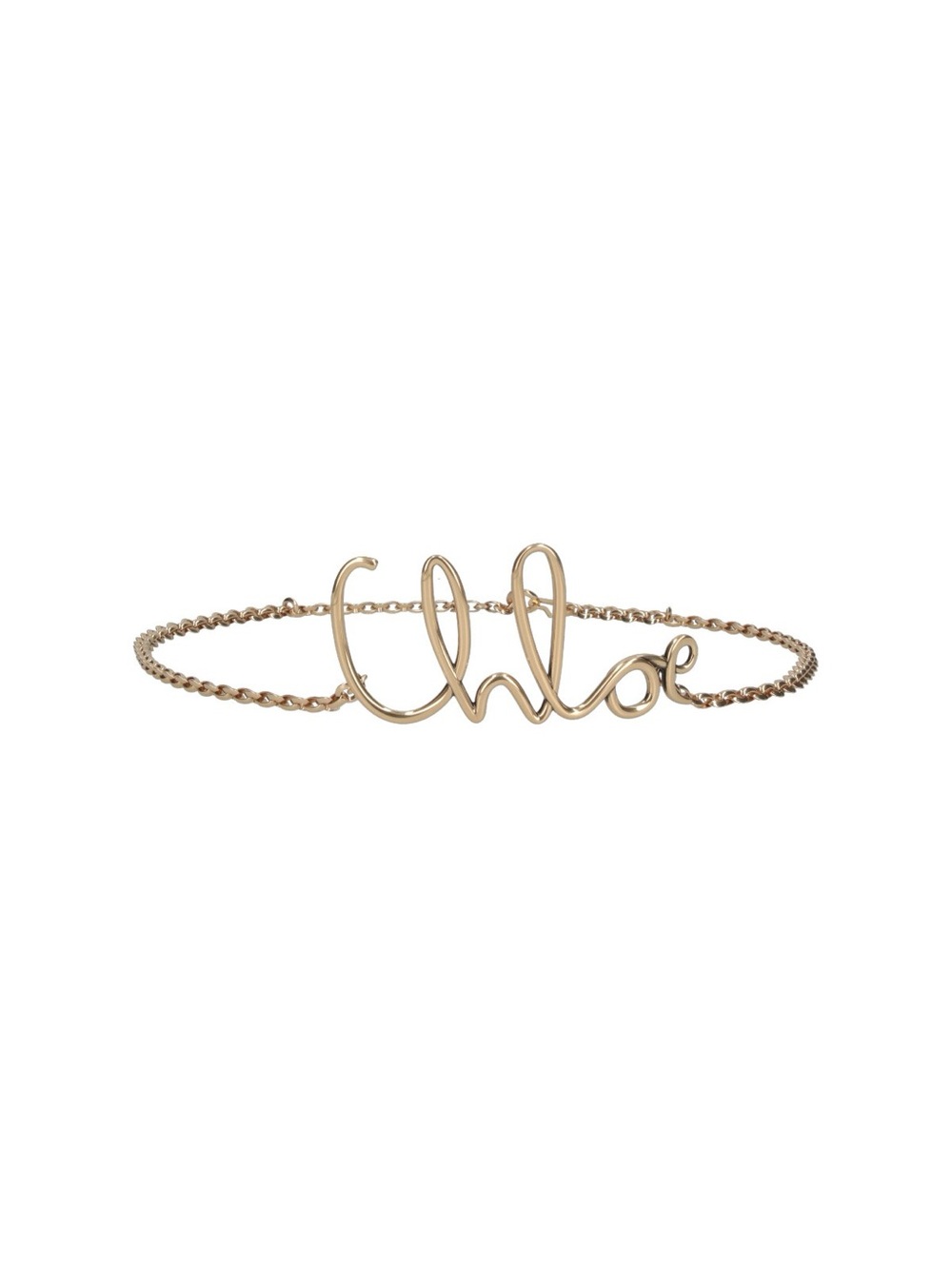 CHLOÉ THE ICONIC BELT GOLD